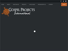 Tablet Screenshot of gospelprojects.org